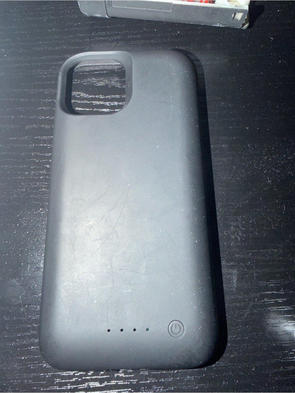 Apple Black Battery Case with Power Button and LED Indicators